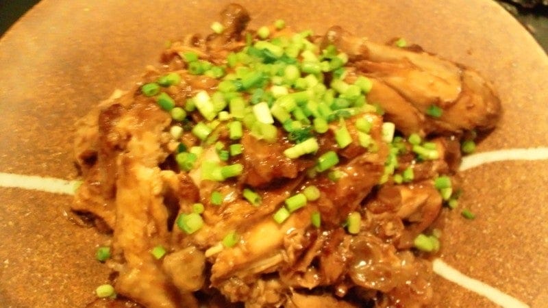 野郎飯流・出がらし鶏手羽先の中華風炒め煮