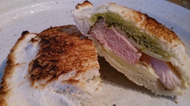 野郎飯流・ローストポークホットサンド