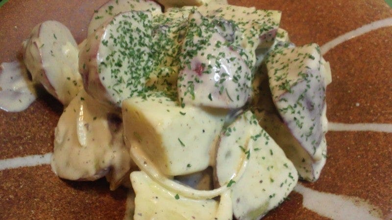 野郎飯流・さつまいものヨーグルトサラダ