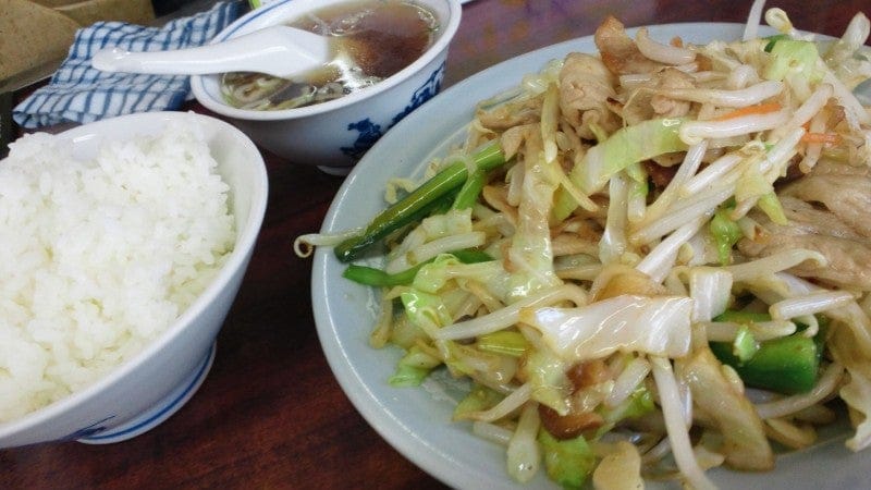 目黒にあった、つけ麺大王の肉野菜炒めは、ノスタルジーな味だった。