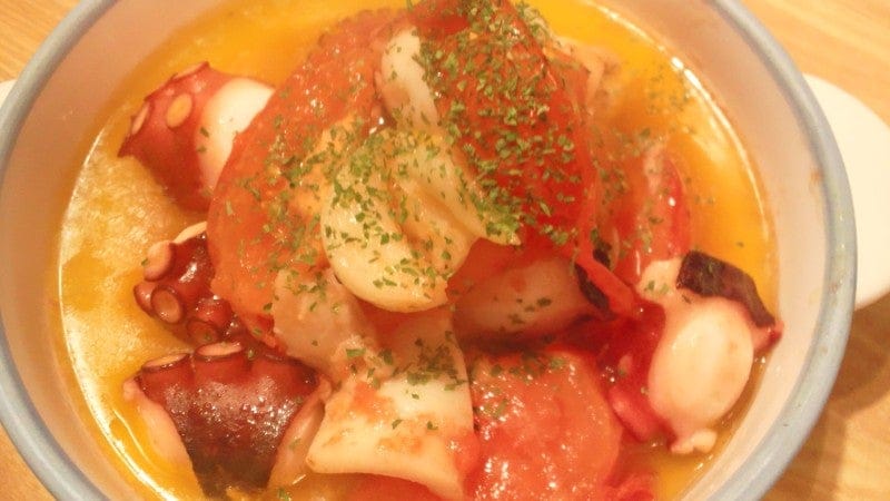 野郎飯流・いわき愛菜トマトと真ダコのアヒージョ