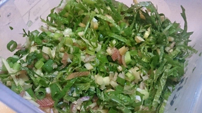 ひたすら刻み続けて作る、野郎飯流合わせ薬味