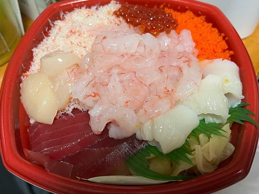 鷺ノ宮・丼丸波平の海峡丼をウーバーイーツで注文した件