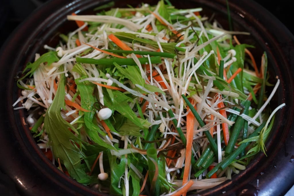 野郎飯流：しゃぶしゃぶ野菜セット