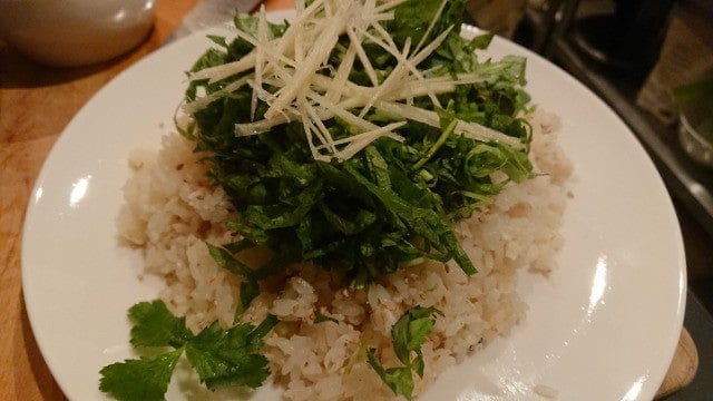 野郎飯流・草多め鯛めし