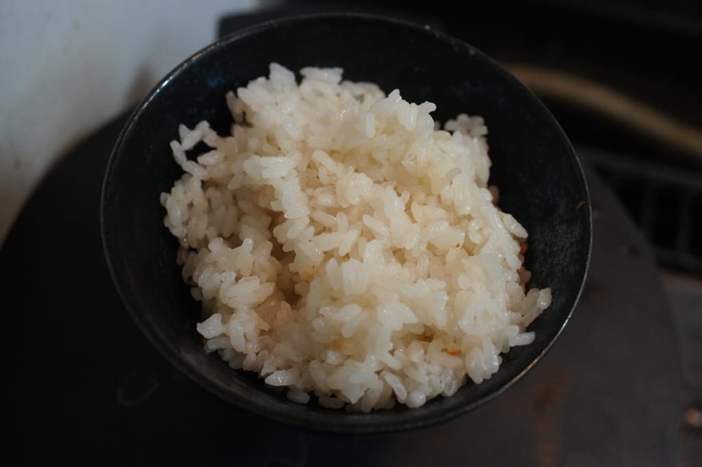 豚大根の残り汁で作る、激うまごはん