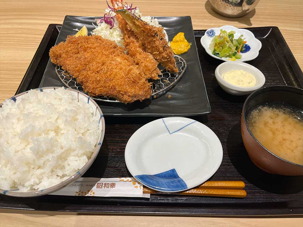 渋谷・とんかつ和幸、ロースカツ御飯