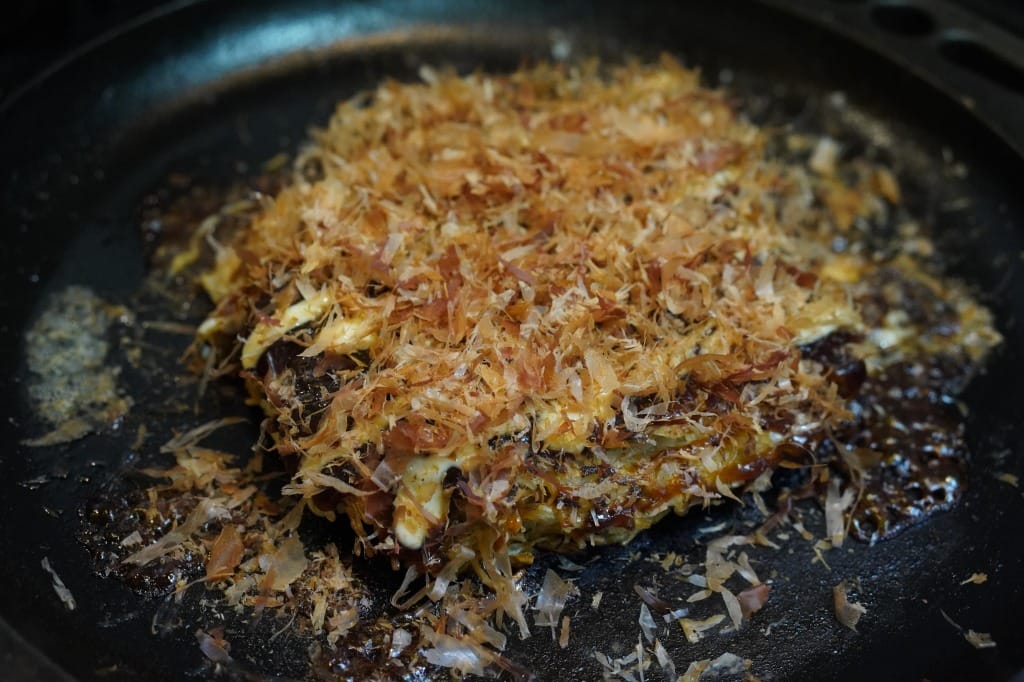 キャベツだけに頼り切った限界お好み焼き