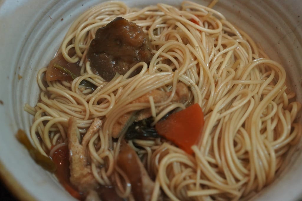 賄い・味噌汁煮込みそうめん