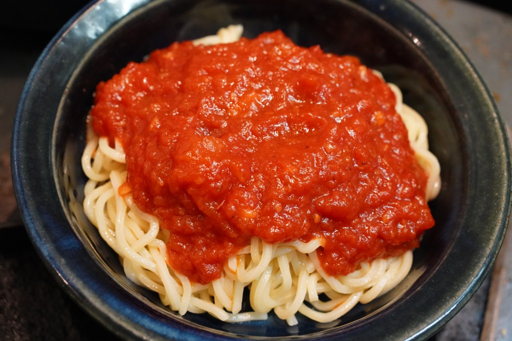 トマトソーススパゲッティ