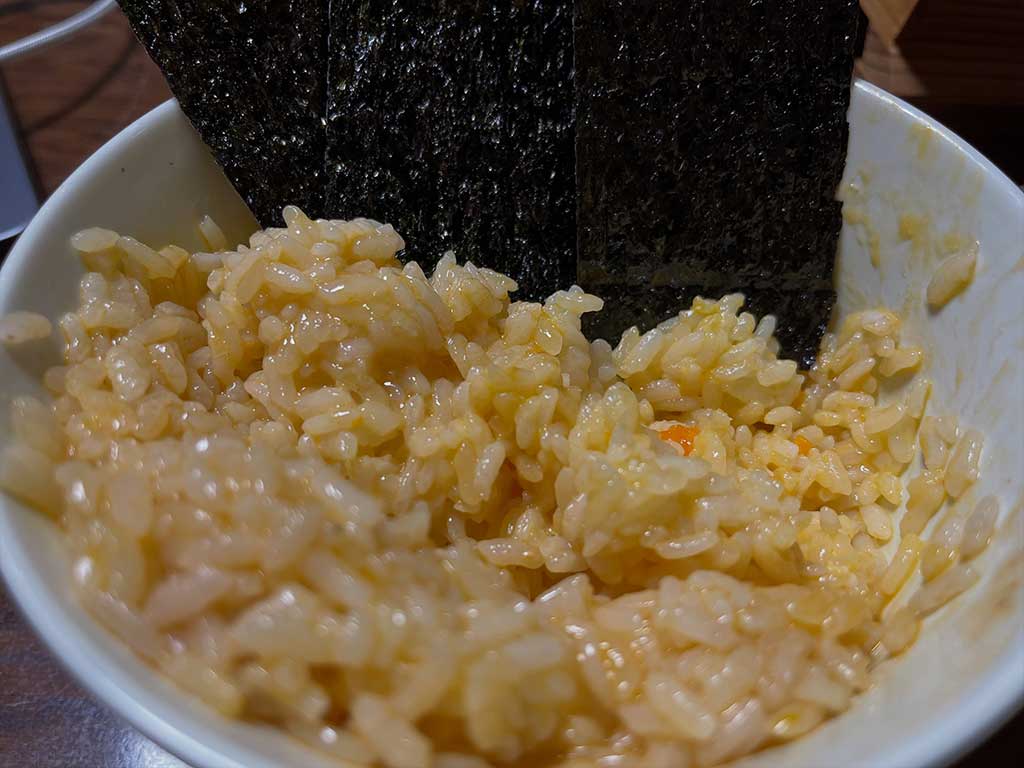 雲丹醤(うにひしお)卵かけごはん