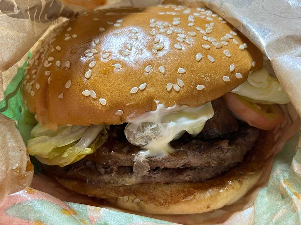 バーガーキング・ダブルステーキソースワッパー