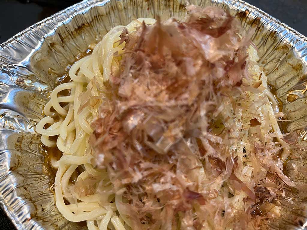 カラヒグ麺で〆る、ローホル和え玉